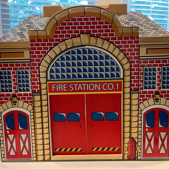 Melissa and Doug Discontinued Fire Station 1847 - Picture 1 of 16